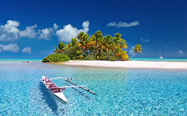 Crystal Clear Water, White Sand and Vegetation